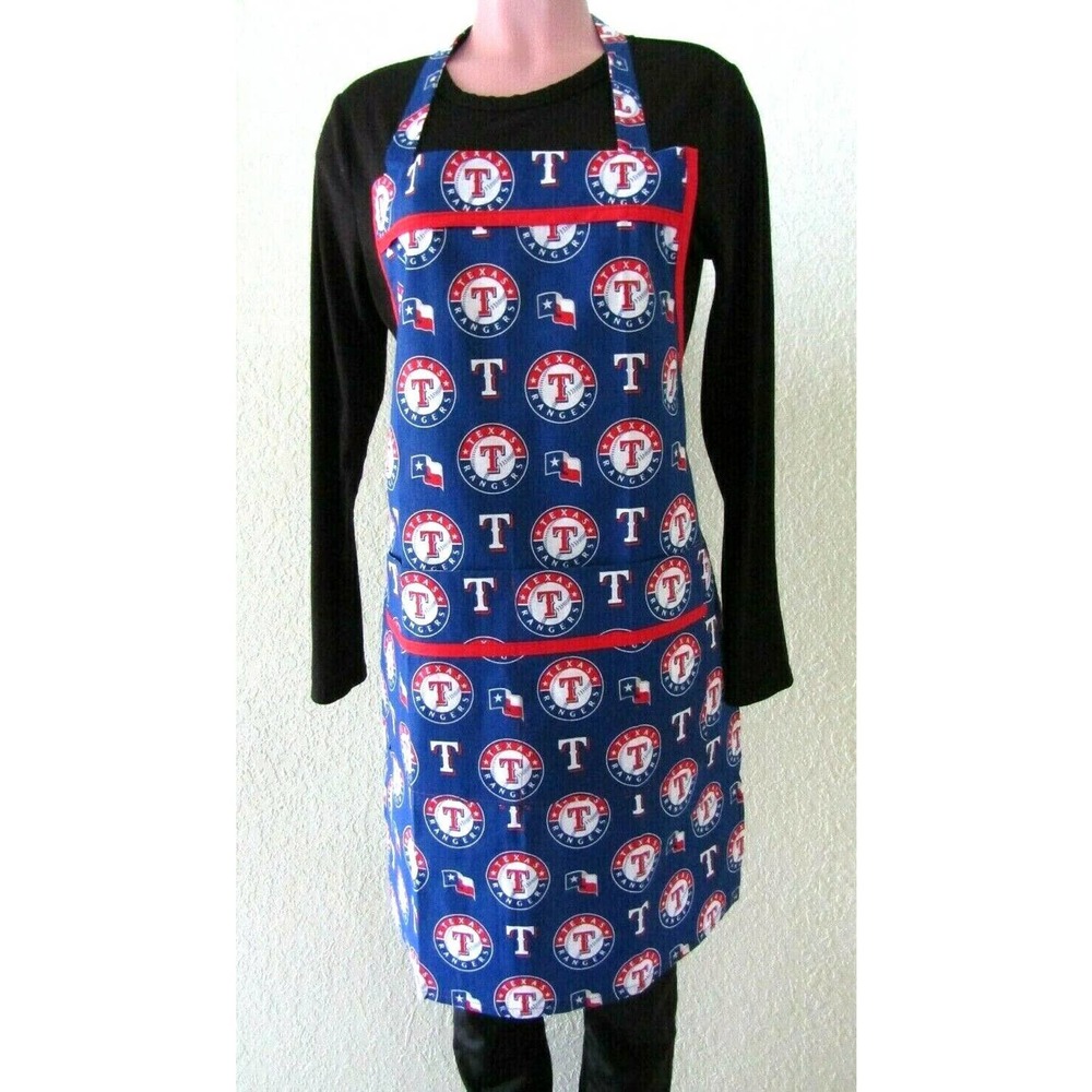 Texas Ranger BIB APRON Pattern Chef pocket - Size M
